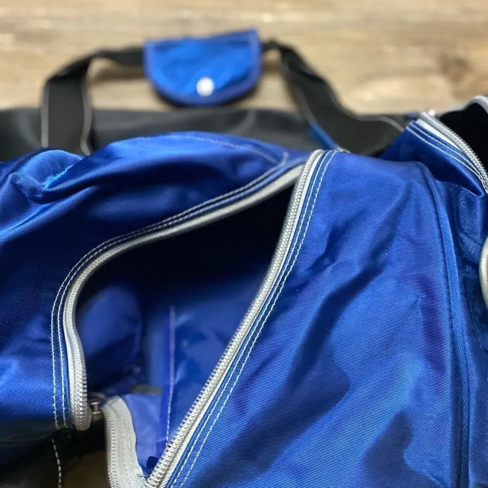 Vintage 90s Pepsi Co Next Generation Large Duffle Bag Carry On Gym Bag Blue